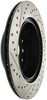 StopTech 127.44105L Sport Cross-Drilled And Slotted Disc Brake Rotor Fits Supra