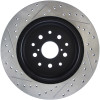 StopTech 127.44105L Sport Cross-Drilled And Slotted Disc Brake Rotor Fits Supra