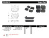 StopTech 309.04610 StopTech Sport Brake Pads Fits 89-96 300ZX