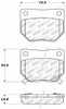 StopTech 309.04610 StopTech Sport Brake Pads Fits 89-96 300ZX