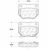 StopTech 309.04610 StopTech Sport Brake Pads Fits 89-96 300ZX