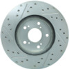 StopTech 227.40046L Select Sport Cross-Drilled And Slotted Disc Brake Rotor