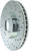 StopTech 227.40046L Select Sport Cross-Drilled And Slotted Disc Brake Rotor