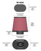 K&N RC-5000 Universal Air Filter
