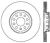 StopTech 128.33107R Sport Cross-Drilled Disc Brake Rotor
