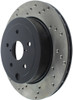 StopTech 128.47030R Sport Cross-Drilled Disc Brake Rotor Fits Impreza WRX STI