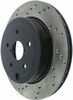 StopTech 128.47030R Sport Cross-Drilled Disc Brake Rotor Fits Impreza WRX STI
