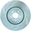 StopTech 227.42100L Select Sport Cross-Drilled And Slotted Disc Brake Rotor