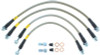 StopTech 950.66502 Stainless Steel Braided Brake Hose Kit
