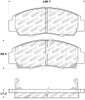 StopTech 308.07870 StopTech Street Brake Pads Fits 99-11 Accord CL RL TL TSX