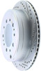 StopTech 227.44157L Select Sport Cross-Drilled And Slotted Disc Brake Rotor