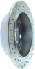 StopTech 227.47029L Select Sport Cross-Drilled And Slotted Disc Brake Rotor