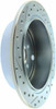 StopTech 227.47029L Select Sport Cross-Drilled And Slotted Disc Brake Rotor