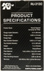K&N RU-3130 Universal Air Filter