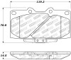 StopTech 309.06470 StopTech Sport Brake Pads Fits 89-96 300ZX