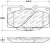 StopTech 309.06470 StopTech Sport Brake Pads Fits 89-96 300ZX