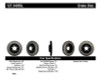 StopTech 127.34058L Sport Cross-Drilled And Slotted Disc Brake Rotor Fits M3