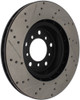 StopTech 127.34058L Sport Cross-Drilled And Slotted Disc Brake Rotor Fits M3