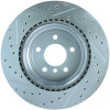 StopTech 227.34080L Select Sport Cross-Drilled And Slotted Disc Brake Rotor