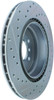 StopTech 227.34080L Select Sport Cross-Drilled And Slotted Disc Brake Rotor
