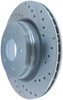 StopTech 227.34080L Select Sport Cross-Drilled And Slotted Disc Brake Rotor