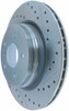 StopTech 227.34080L Select Sport Cross-Drilled And Slotted Disc Brake Rotor