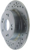 StopTech 227.40068R Select Sport Cross-Drilled And Slotted Disc Brake Rotor