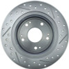 StopTech 227.40068R Select Sport Cross-Drilled And Slotted Disc Brake Rotor