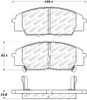 StopTech 305.08290 Street Select Brake Pads Fits 00-11 Civic CSX RSX S2000