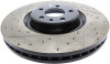 StopTech 127.33134R Sport Cross-Drilled And Slotted Disc Brake Rotor