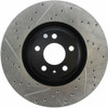 StopTech 127.33134R Sport Cross-Drilled And Slotted Disc Brake Rotor