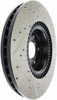 StopTech 127.33134R Sport Cross-Drilled And Slotted Disc Brake Rotor