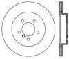 StopTech 128.34052R Sport Cross-Drilled Disc Brake Rotor