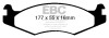 EBC Brakes DP61785 6000 Series Greenstuff Truck/SUV Brakes Disc Pads