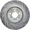 StopTech 227.47021R Select Sport Cross-Drilled And Slotted Disc Brake Rotor