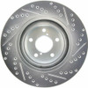 StopTech 227.47021R Select Sport Cross-Drilled And Slotted Disc Brake Rotor
