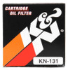 K&N Suzuki / Hyosung 1.75in OD x .5in ID x 1.563in H Oil Filter (KN-131)