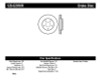 StopTech 128.62050R Sport Cross-Drilled Disc Brake Rotor