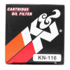 K&N Oil Filter for Honda/Husqvarna 1.625in OD x .438in ID x 1.406in H (KN-116)