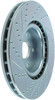 StopTech 227.47022L Select Sport Cross-Drilled And Slotted Disc Brake Rotor