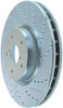 StopTech 227.47022L Select Sport Cross-Drilled And Slotted Disc Brake Rotor