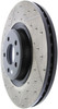 StopTech 127.33138R Sport Cross-Drilled And Slotted Disc Brake Rotor