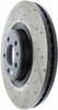 StopTech 127.33138R Sport Cross-Drilled And Slotted Disc Brake Rotor