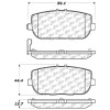 StopTech 308.11800 StopTech Street Brake Pads Fits 124 Spider MX-5 MX-5 Miata
