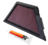 K&N Replacement Air Filter for Kawasaki ZX1rR Ninja/ZZR1400/1400GTR/ZX14R 11.25in O/S L x 4.75in O/S W (KA-1406)