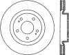 StopTech 128.46076R Sport Cross-Drilled Disc Brake Rotor Fits 08-15 Lancer