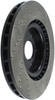 StopTech 128.46076R Sport Cross-Drilled Disc Brake Rotor Fits 08-15 Lancer