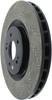 StopTech 128.46076R Sport Cross-Drilled Disc Brake Rotor Fits 08-15 Lancer