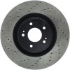 StopTech 128.46076R Sport Cross-Drilled Disc Brake Rotor Fits 08-15 Lancer