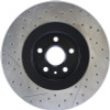 StopTech 127.62128L Sport Cross-Drilled And Slotted Disc Brake Rotor